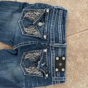 Junior Size 14 Bootcut Miss Me Jeans